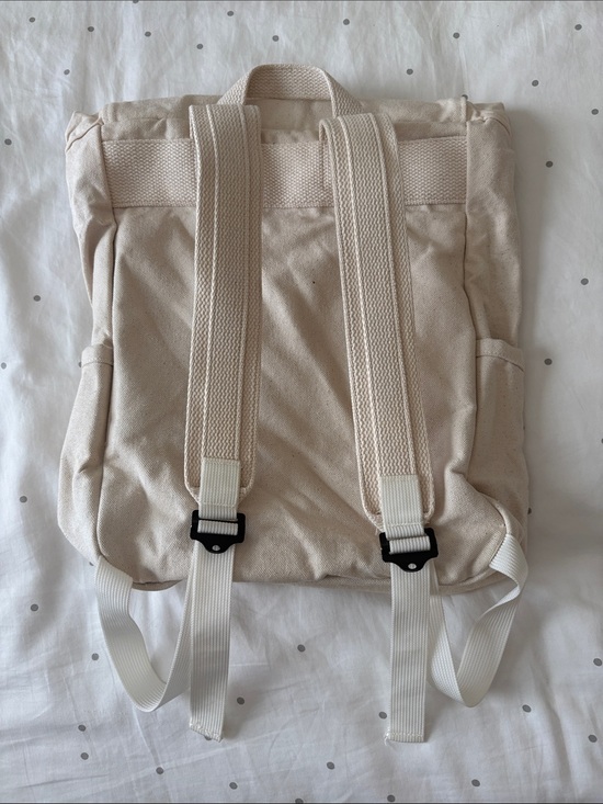 Joshu +Vela Canvas Backpack in Light Beige main image 5